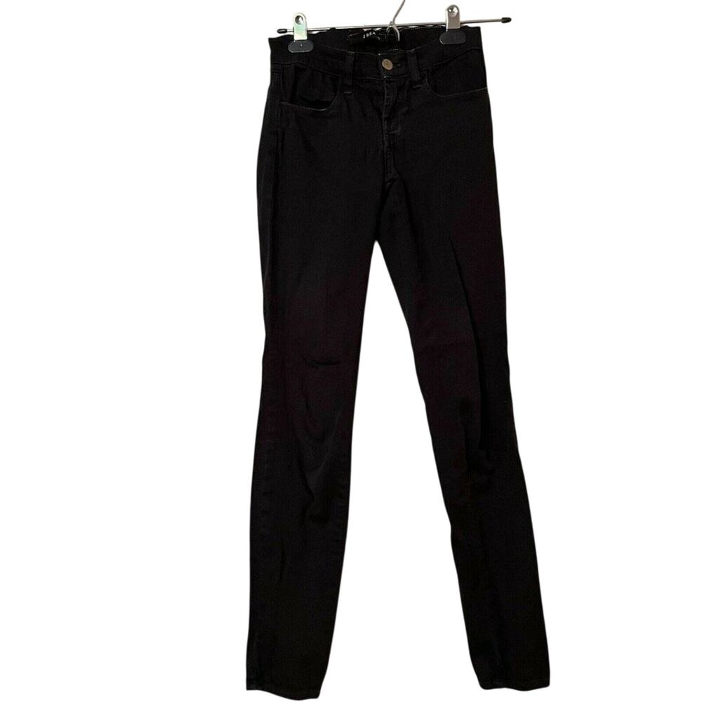 J Brand Womens Black High Rise Skinny Ankle Jeans Womens 22 Y2K Denim Zip Fly